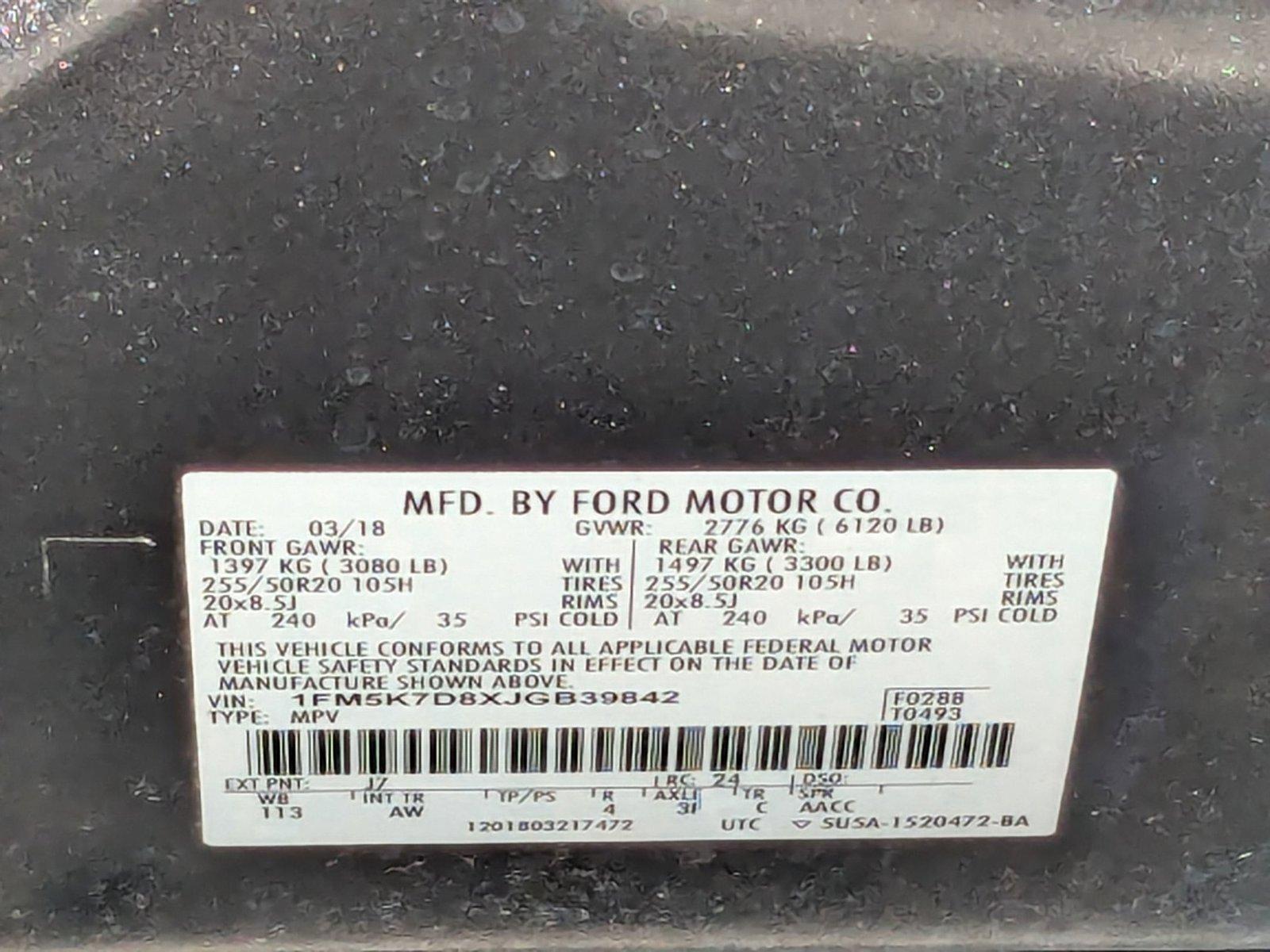 2018 Ford Explorer Vehicle Photo in St. Petersburg, FL 33713