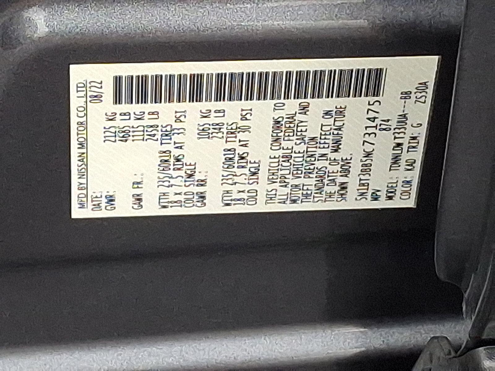 2022 Nissan Rogue Vehicle Photo in Harrisburg, PA 17111-1033