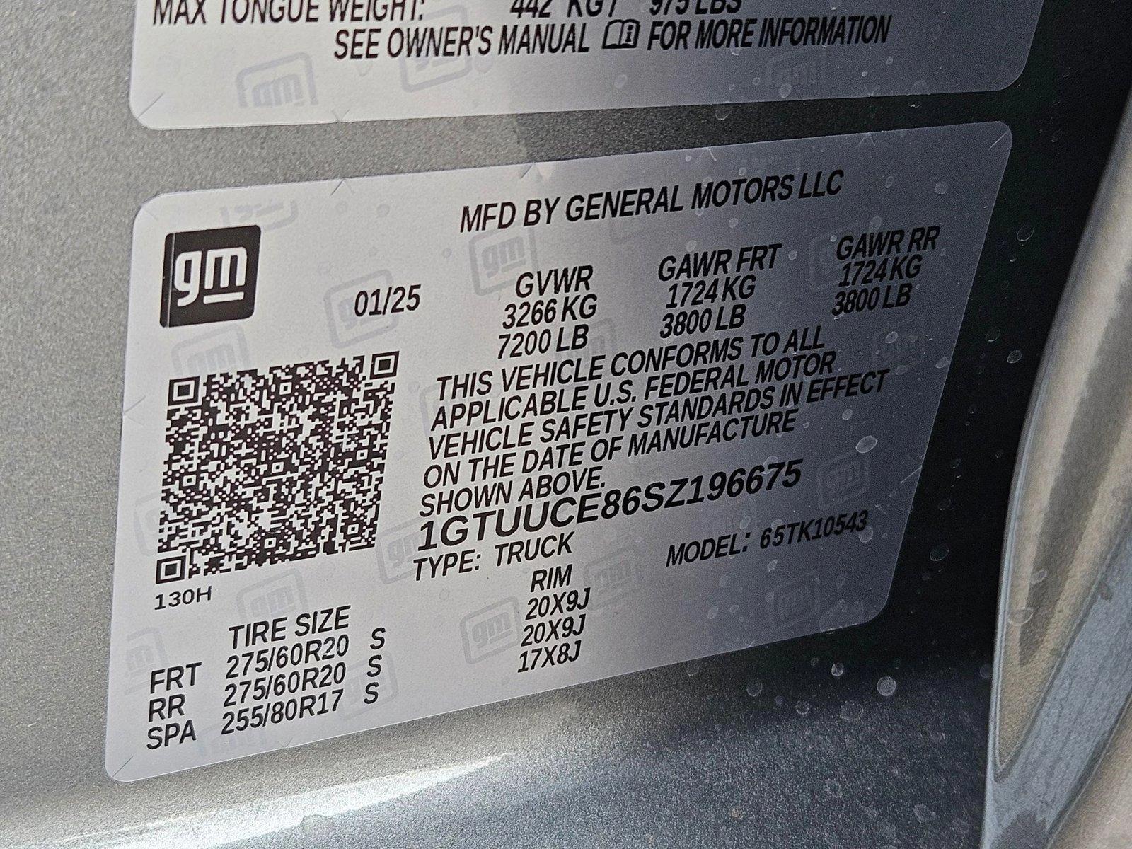 2025 GMC Sierra 1500 Vehicle Photo in HENDERSON, NV 89014-6702