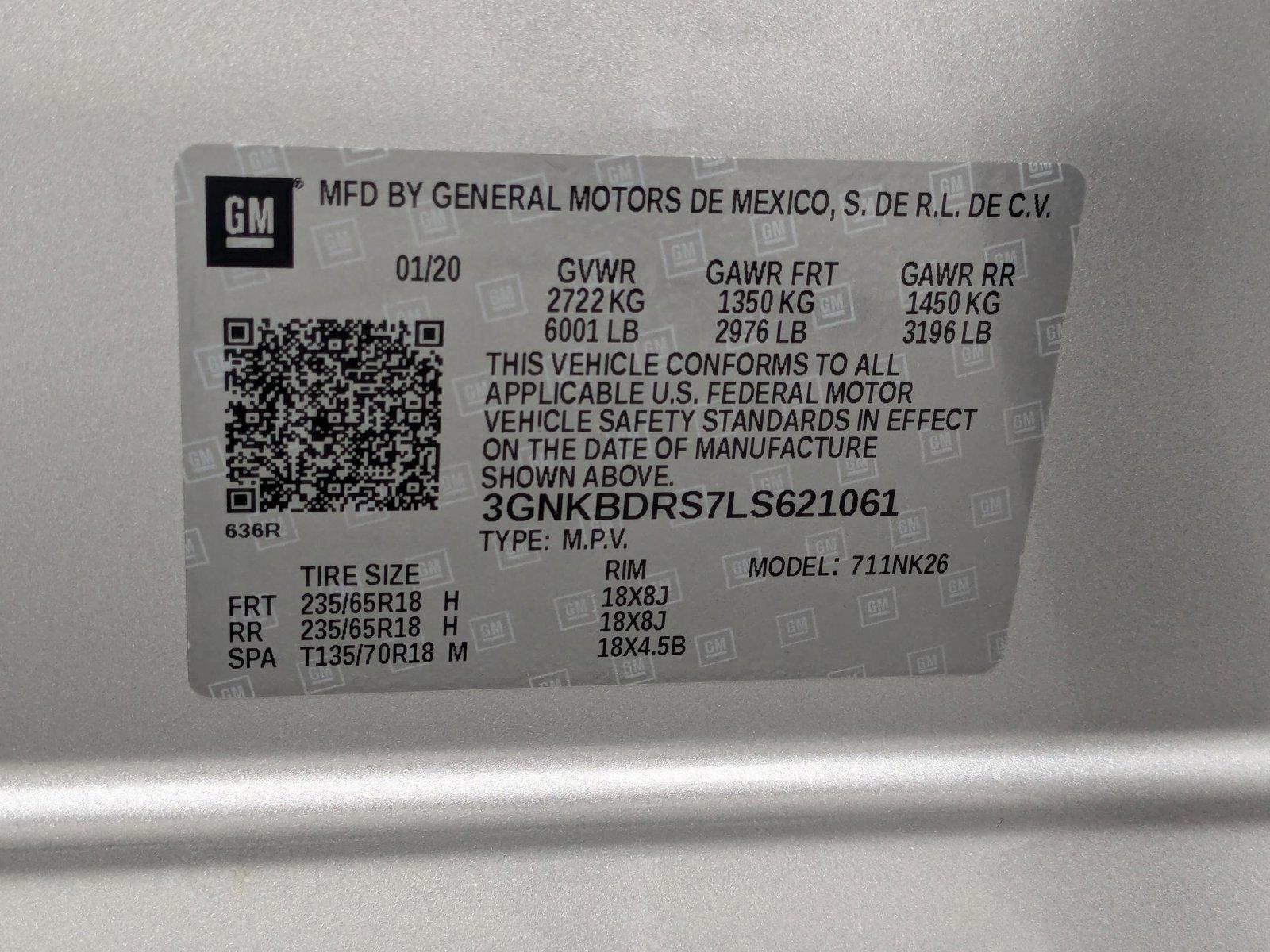 2020 Chevrolet Blazer Vehicle Photo in VALENCIA, CA 91355-1705