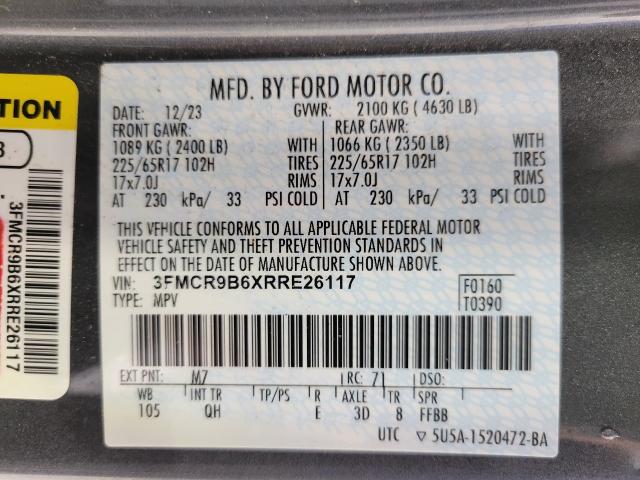 2024 Ford Bronco Sport Vehicle Photo in Oshkosh, WI 54901