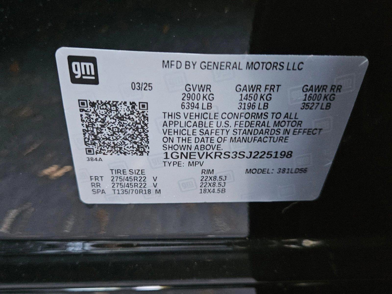 2025 Chevrolet Traverse Vehicle Photo in GREENACRES, FL 33463-3207