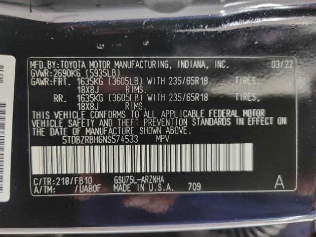 2022 Toyota Highlander Vehicle Photo in Oshkosh, WI 54904