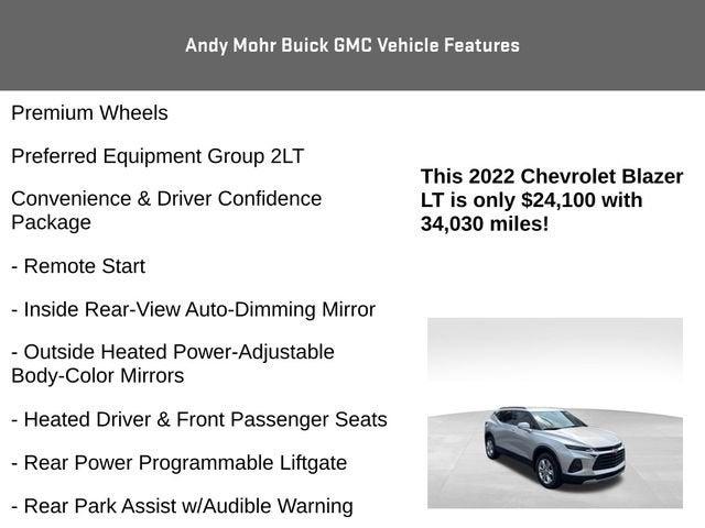 2022 Chevrolet Blazer Vehicle Photo in Fishers, IN 46038