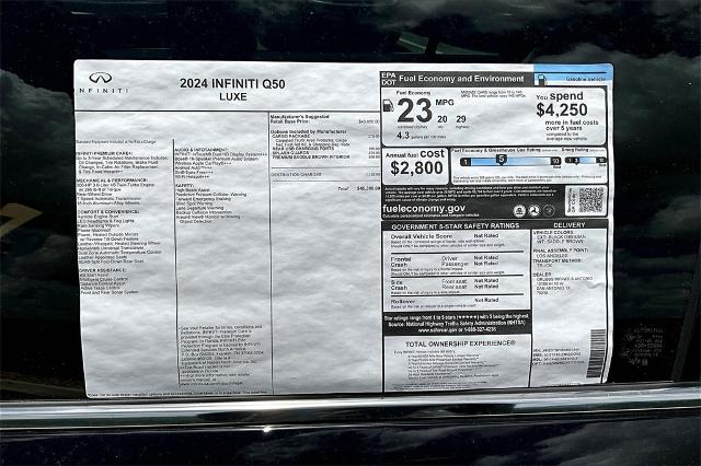 2024 INFINITI Q50 Vehicle Photo in San Antonio, TX 78230