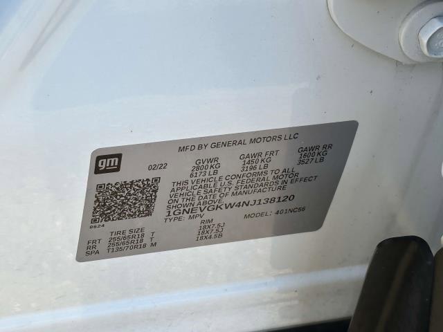 2022 Chevrolet Traverse Vehicle Photo in SAINT JAMES, NY 11780-3219