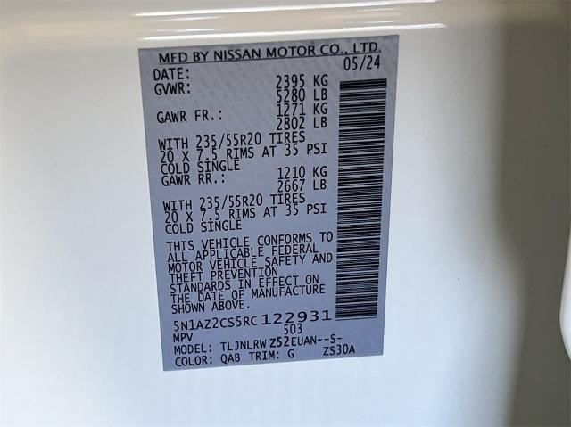 2024 Nissan Murano Vehicle Photo in Tulsa, OK 74129