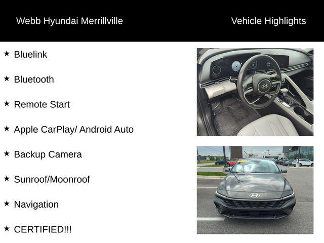 2024 Hyundai ELANTRA Vehicle Photo in Merrillville, IN 46410