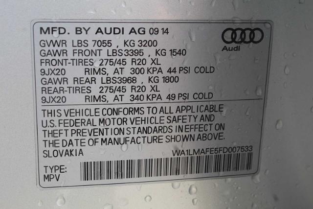 2015 Audi Q7 Vehicle Photo in HOUSTON, TX 77090