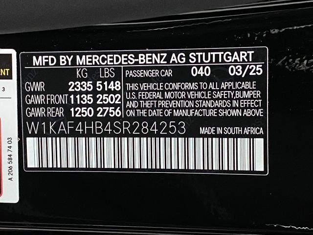 2025 Mercedes-Benz C-Class Vehicle Photo in Appleton, WI 54913