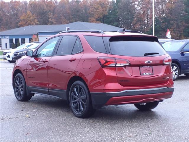 Certified 2023 Chevrolet Equinox RS with VIN 3GNAXWEG1PS136222 for sale in Whitehall, MI