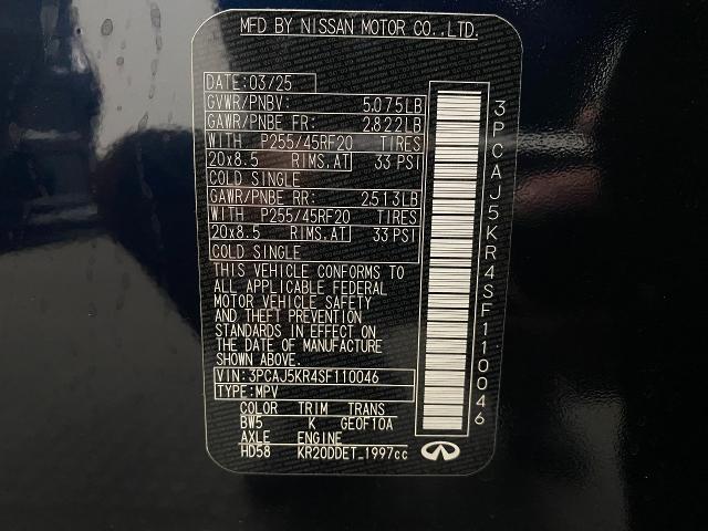 2025 INFINITI QX55 Vehicle Photo in Appleton, WI 54913