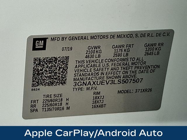 2020 Chevrolet Equinox Vehicle Photo in PAWLING, NY 12564-3219