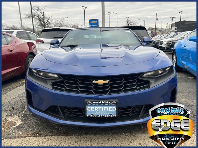 Certified 2023 Chevrolet Camaro 1LT with VIN 1G1FB3DS4P0142226 for sale in Freeport, NY