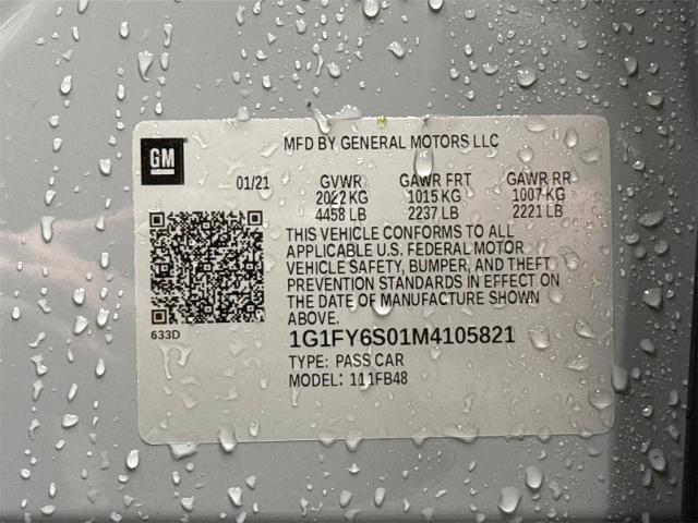 2021 Chevrolet Bolt EV Vehicle Photo in EVERETT, WA 98203-5662