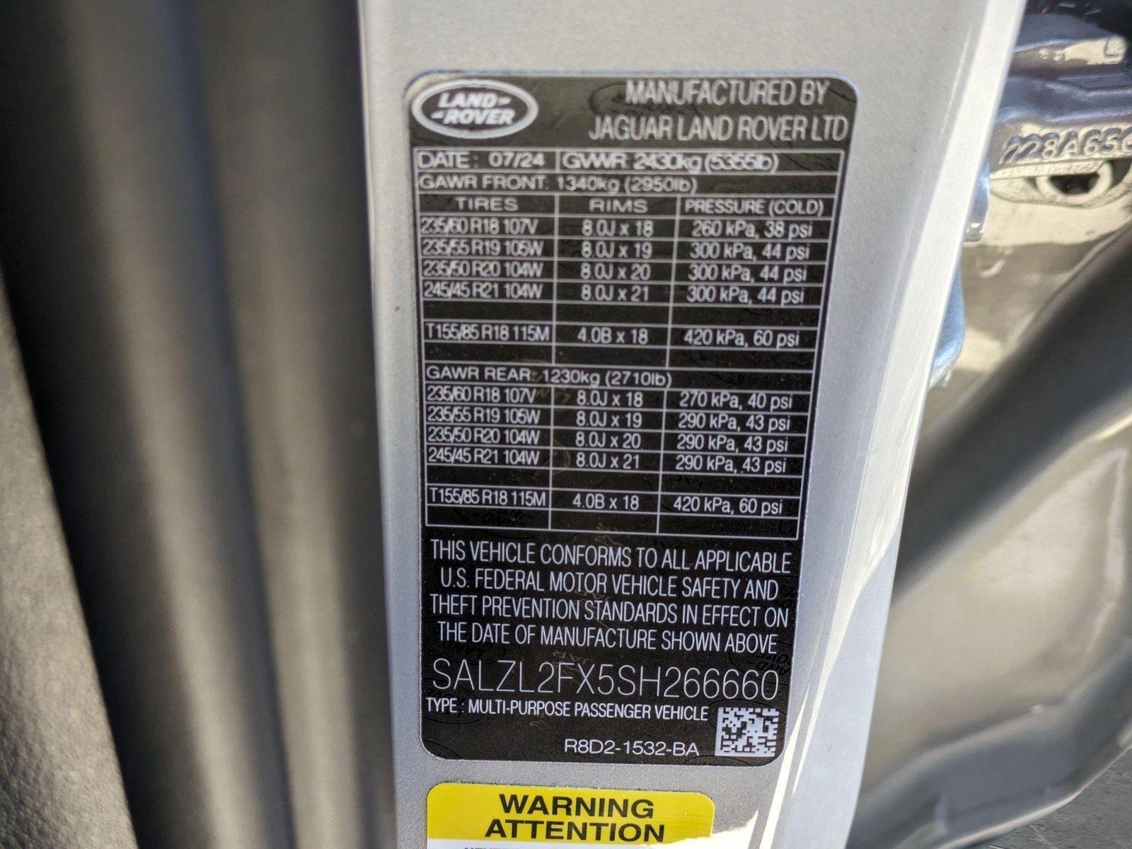 2025 Land Rover Range Rover Evoque Vehicle Photo in Bethesda, MD 20852