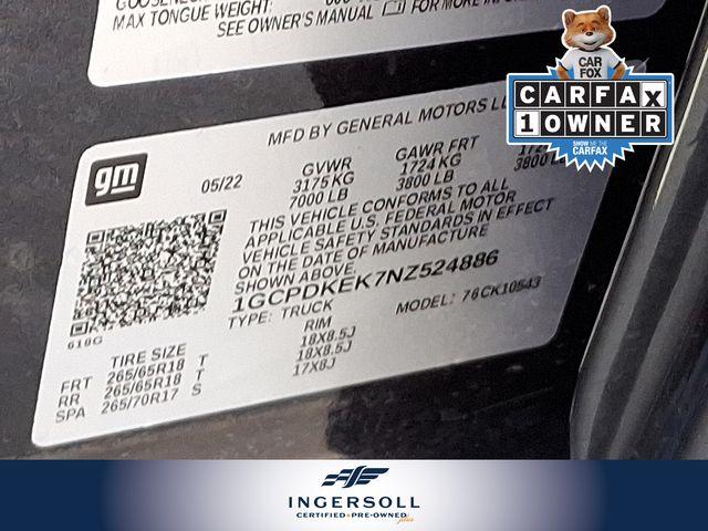 2022 Chevrolet Silverado 1500 Vehicle Photo in WATERTOWN, CT 06795-3318