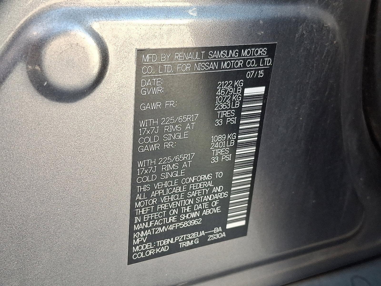 2015 Nissan Rogue Vehicle Photo in Mechanicsburg, PA 17050-2306