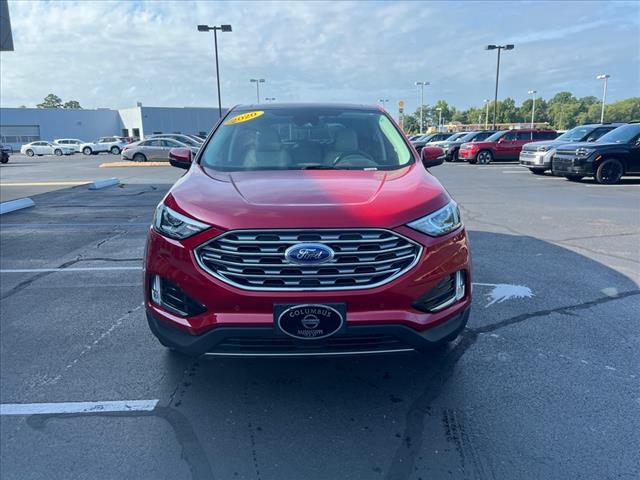 Used 2020 Ford Edge Titanium with VIN 2FMPK3K9XLBB63582 for sale in Columbus, MS