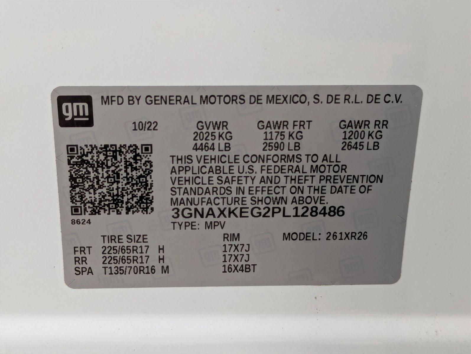 2023 Chevrolet Equinox Vehicle Photo in MIAMI, FL 33134-2699