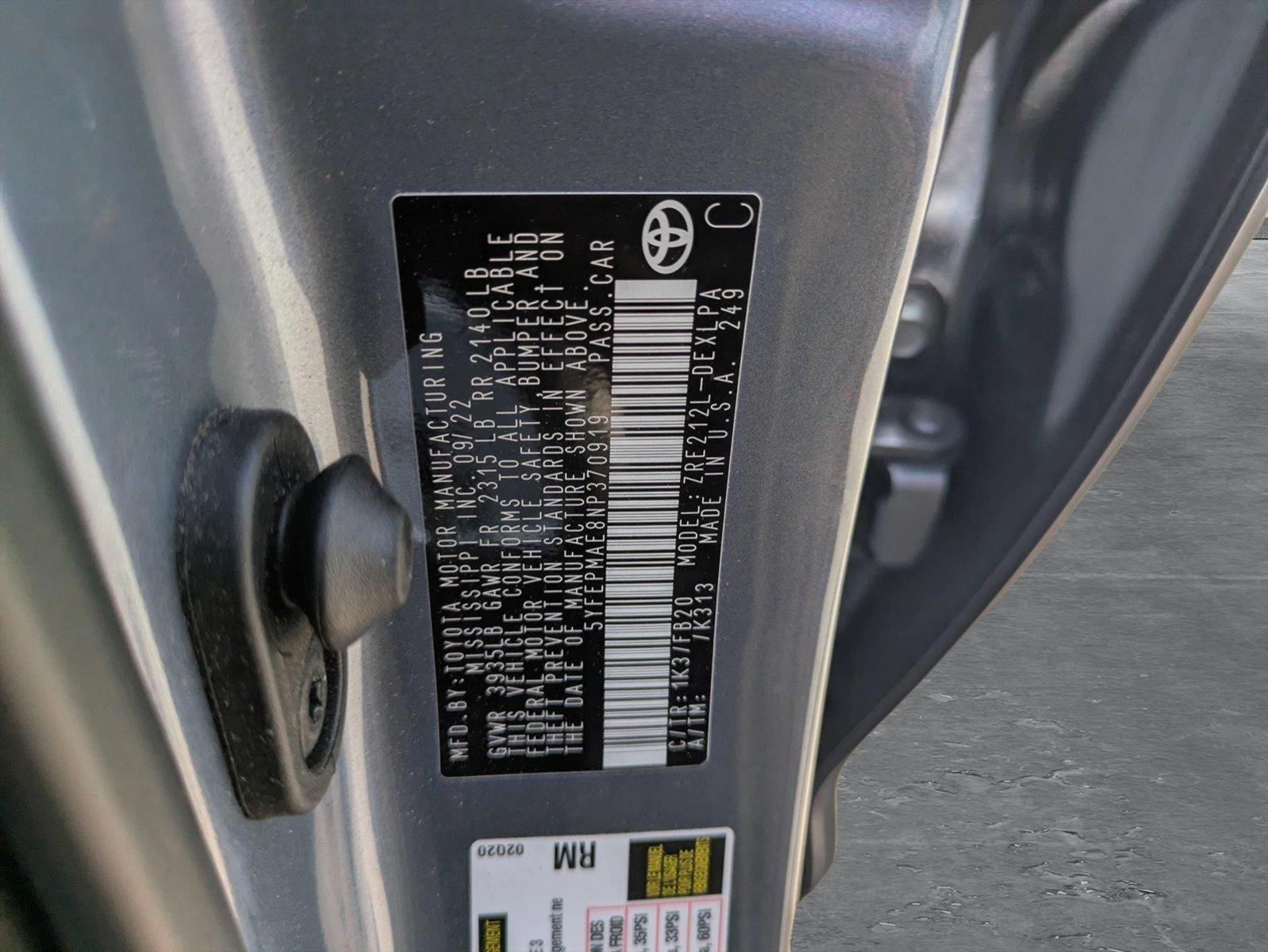 2022 Toyota Corolla Vehicle Photo in Winter Park, FL 32792
