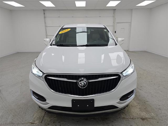Used 2021 Buick Enclave Essence with VIN 5GAEVAKW7MJ107045 for sale in Millington, MI