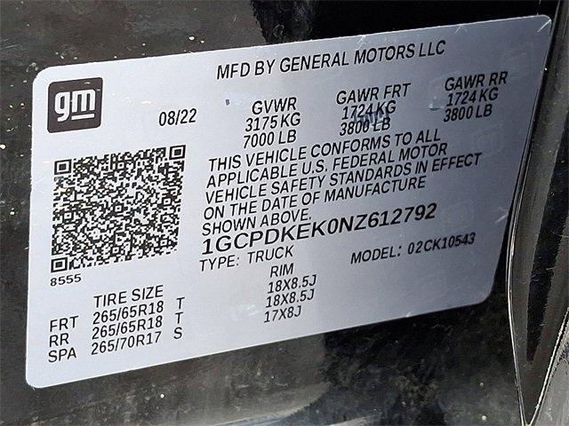 2022 Chevrolet Silverado 1500 Vehicle Photo in LANCASTER, PA 17601-0000