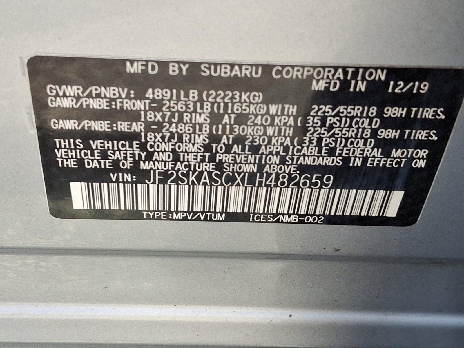 2020 Subaru Forester Vehicle Photo in Harrisburg, PA 17111