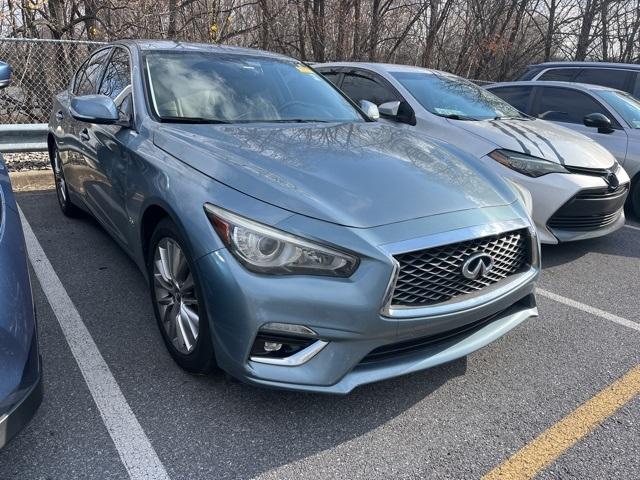 Used 2019 INFINITI Q50 LUXE with VIN JN1EV7AR8KM555435 for sale in Germantown, MD