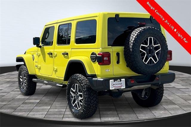 Used 2024 Jeep Wrangler 4-Door Sahara with VIN 1C4PJXEN2RW171836 for sale in Boone, NC