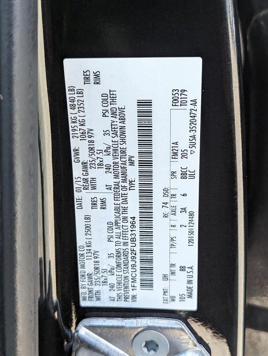2015 Ford Escape Vehicle Photo in SPOKANE, WA 99212-2978