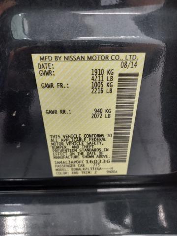 2015 Nissan Altima Vehicle Photo in OSHKOSH, WI 54904-7811