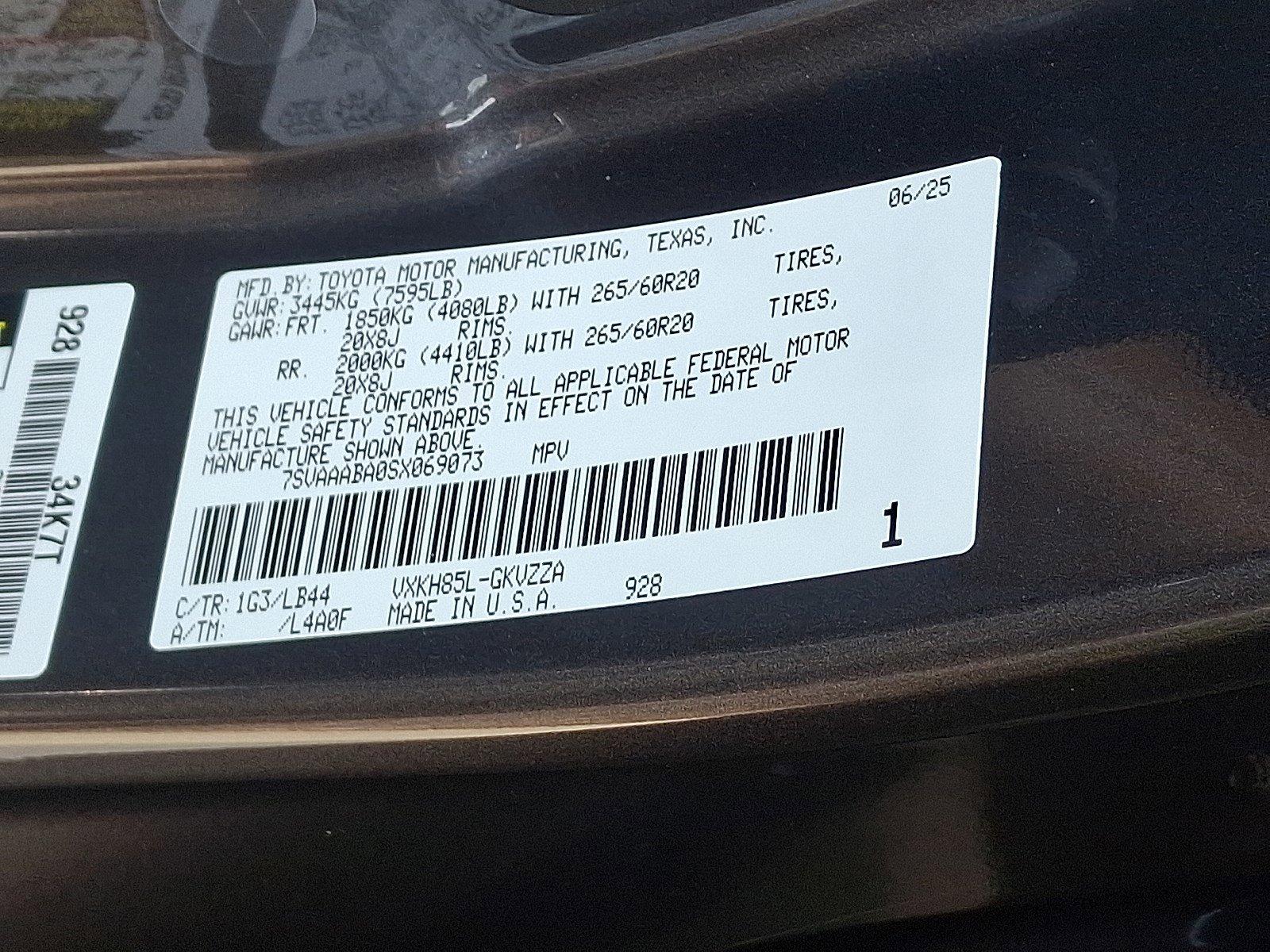 2025 Toyota Sequoia Vehicle Photo in Harrisburg, PA 17111