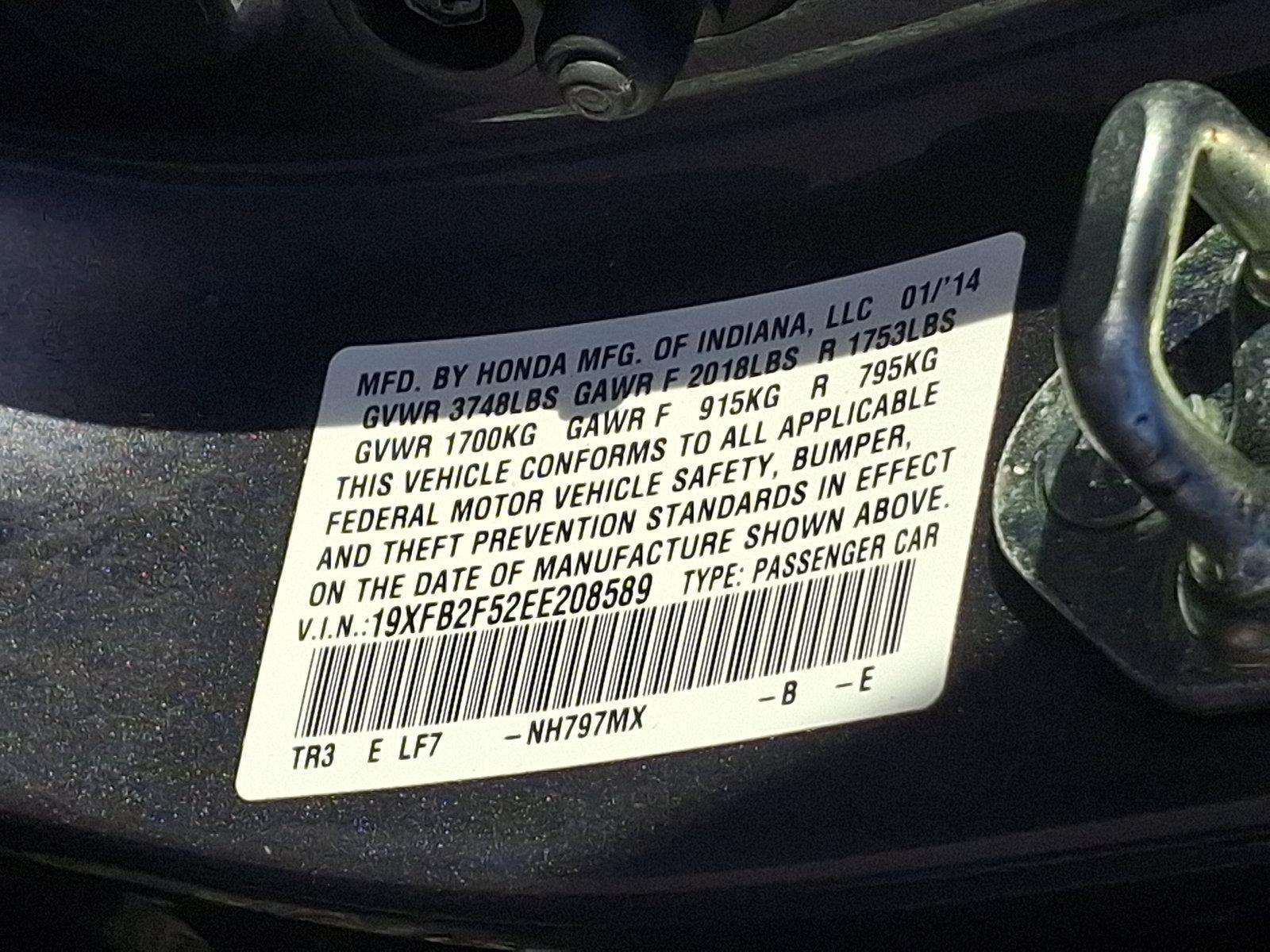 2014 Honda Civic Sedan Vehicle Photo in Harrisburg, PA 17111