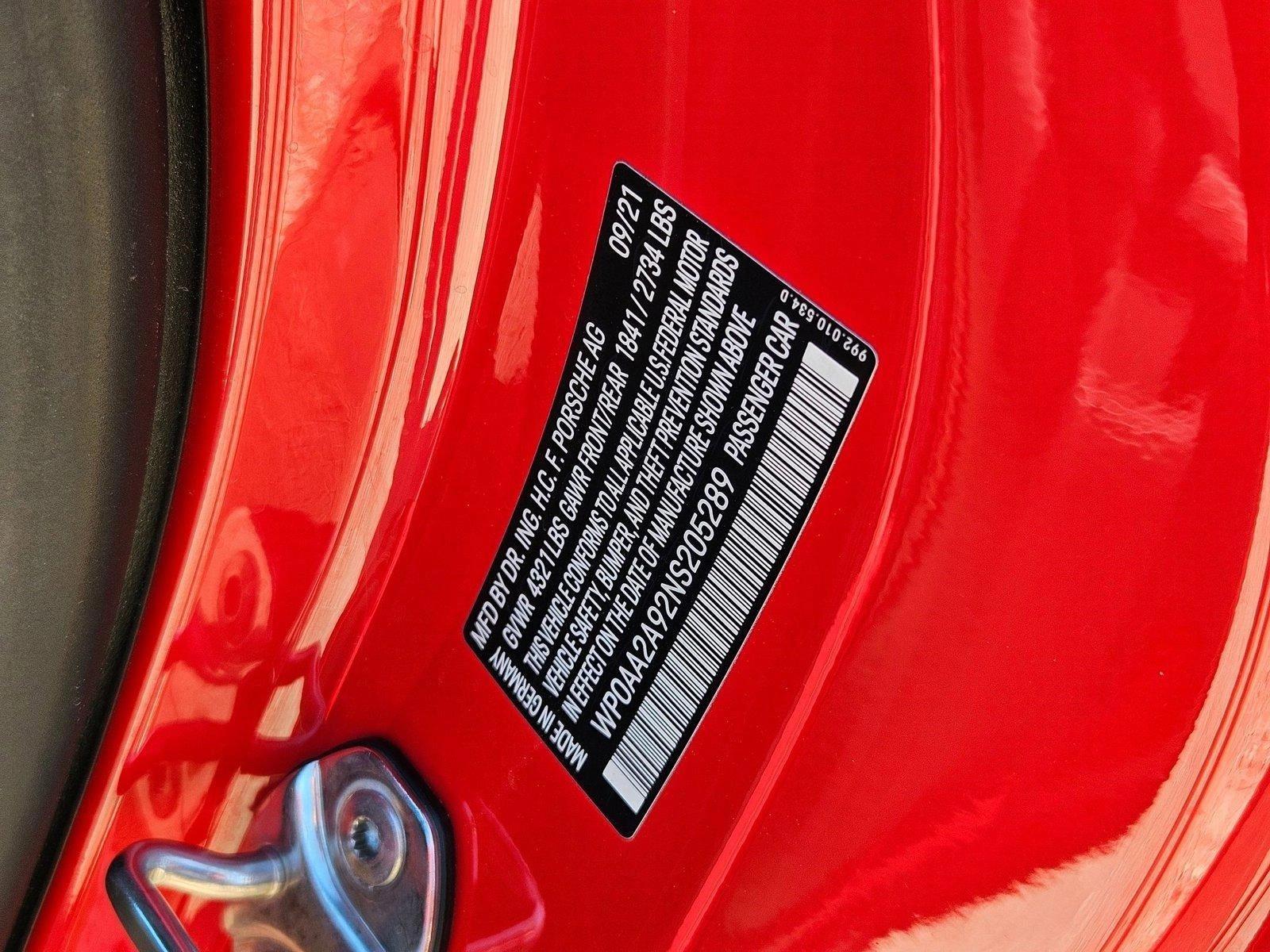 2022 Porsche 911 Vehicle Photo in WACO, TX 76710-2592