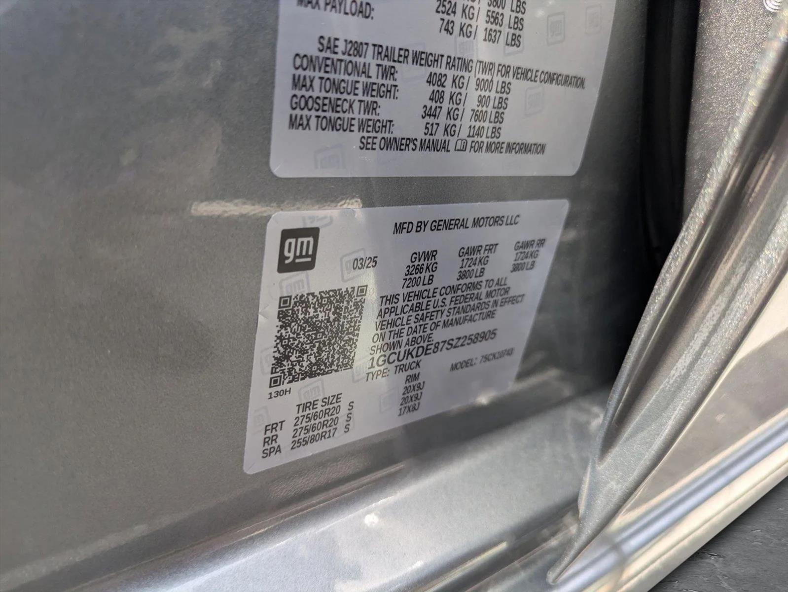 2025 Chevrolet Silverado 1500 Vehicle Photo in LAUREL, MD 20707-4697