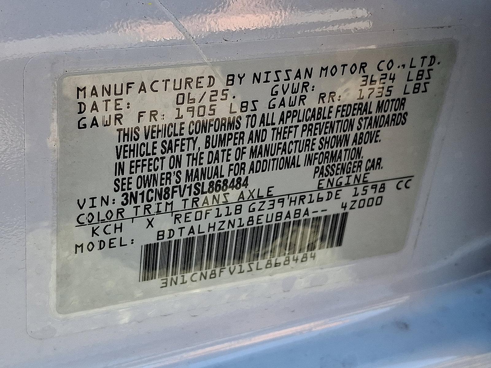 2025 Nissan Versa Vehicle Photo in Mechanicsburg, PA 17050-2306