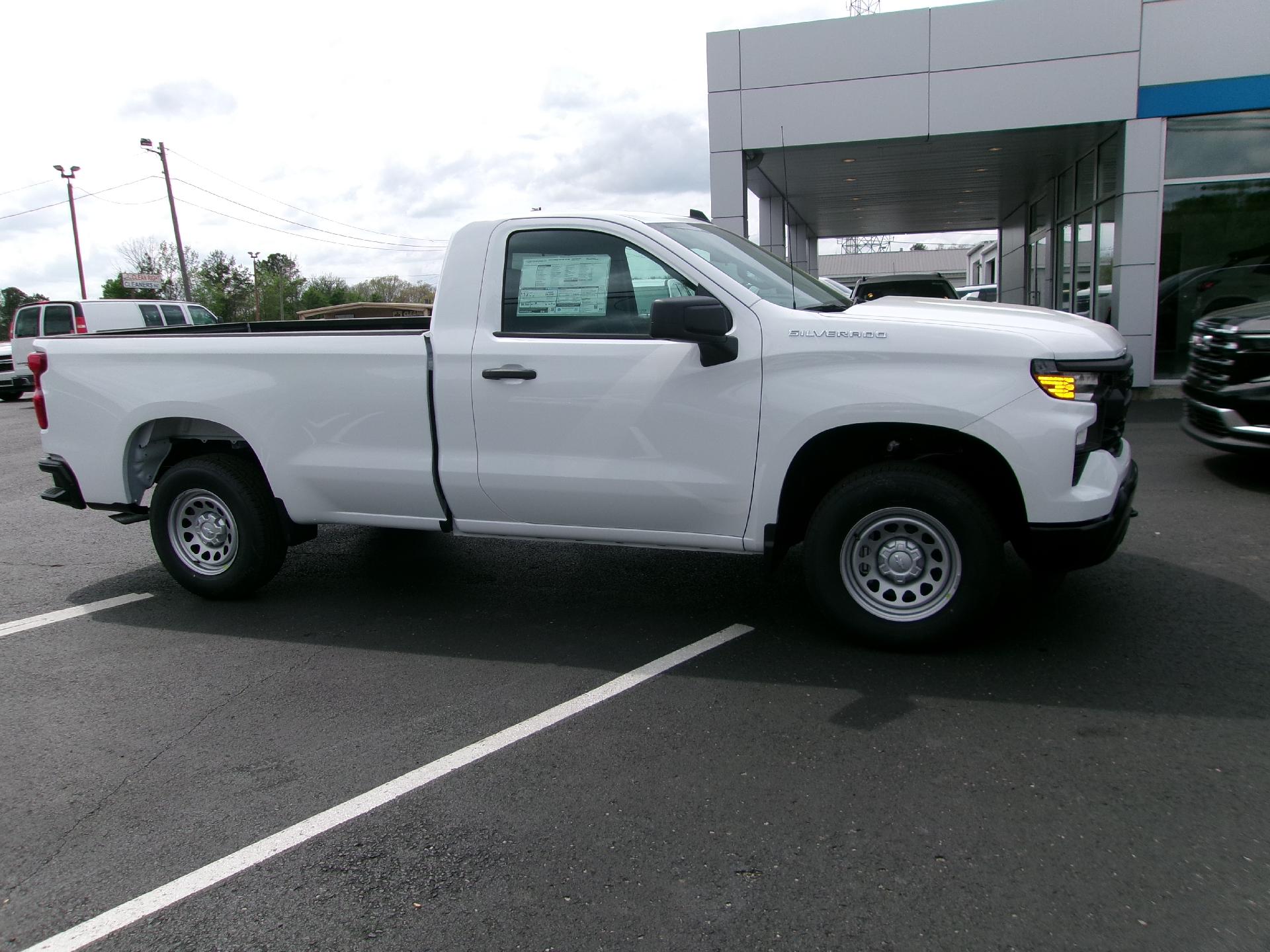 Summit White 2026 Chevrolet Silverado 1500 Work Truck Regular Cab LB RWD Pickup Truck 4X2 Automatic