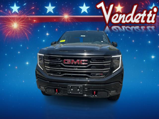 Onyx Black 2026 GMC Sierra 1500 AT4 Crew Cab 4WD Pickup Truck Four-Wheel Drive Automatic