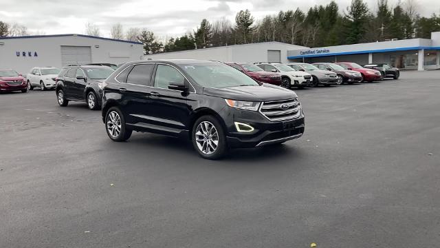 Used 2015 Ford Edge Titanium with VIN 2FMTK4K86FBB59366 for sale in Ludington, MI