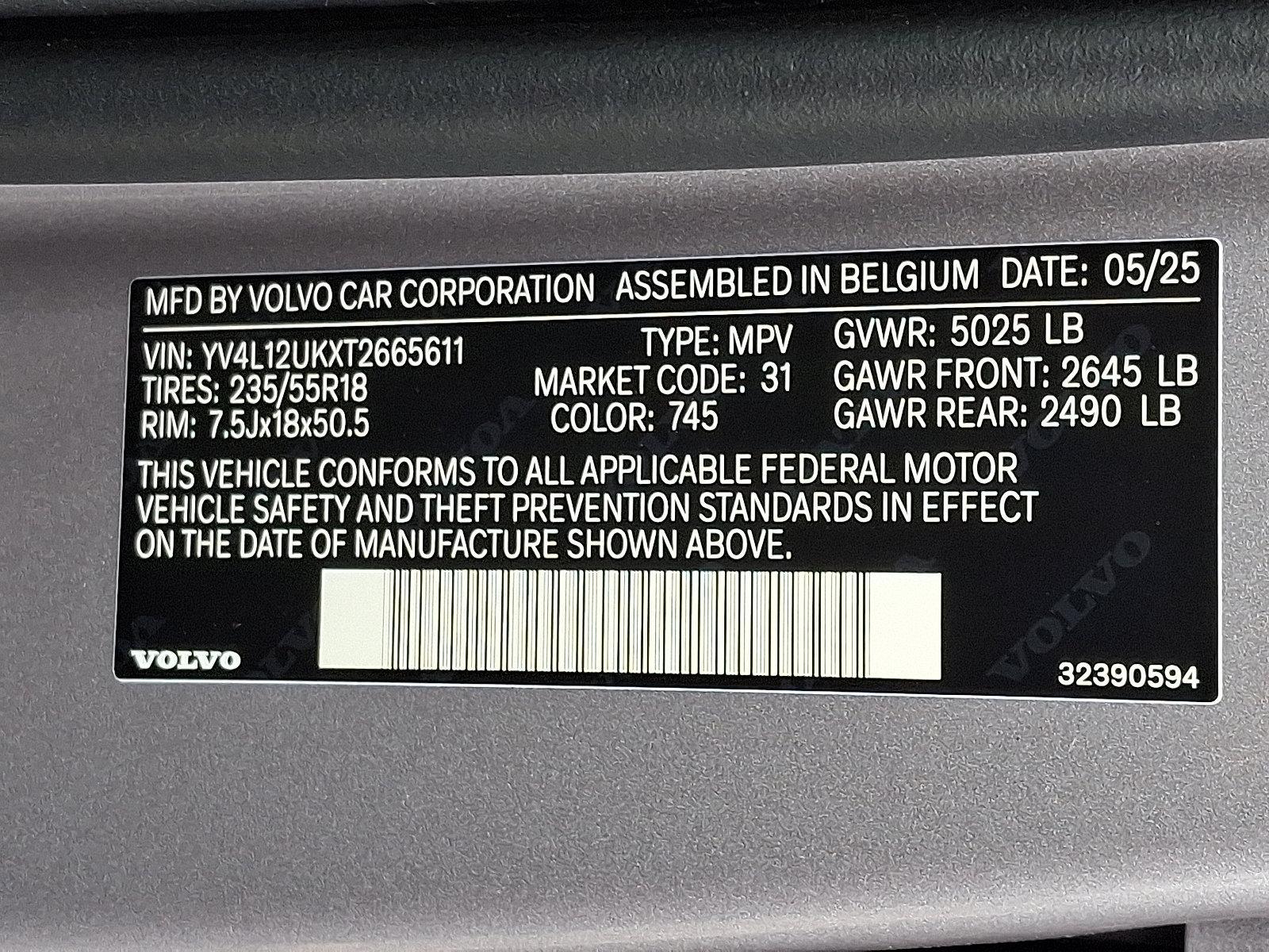 2026 Volvo XC40 Vehicle Photo in Trevose, PA 19053