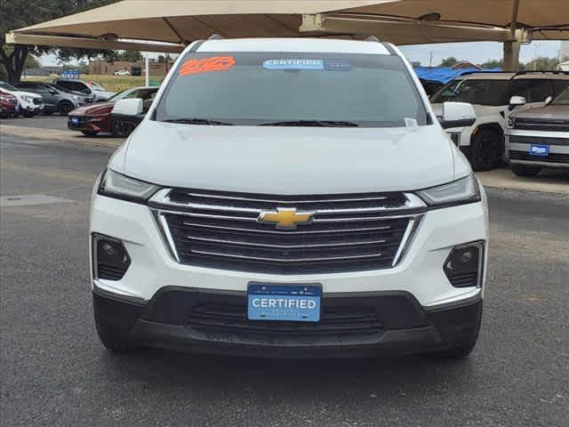 Certified 2023 Chevrolet Traverse 3LT with VIN 1GNERHKW2PJ128666 for sale in Decatur, TX