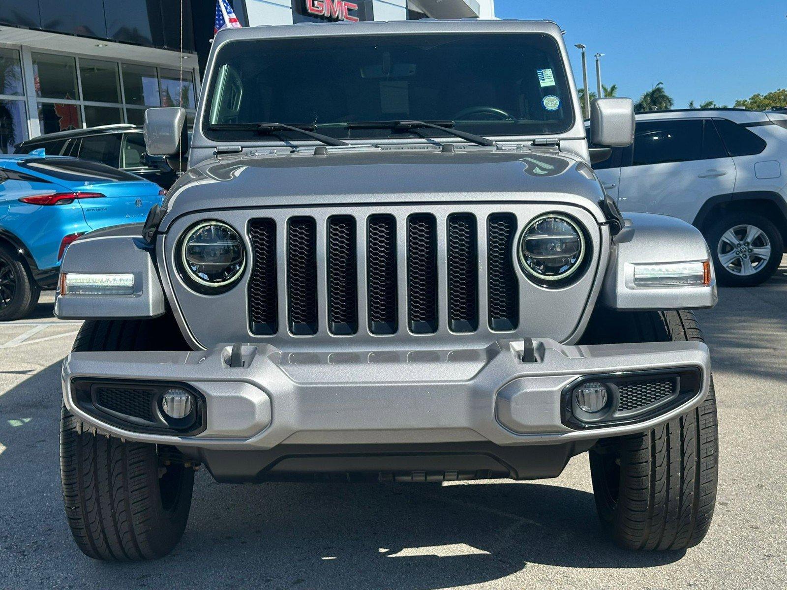 Used 2021 Jeep Wrangler Unlimited High Altitude with VIN 1C4HJXEN6MW558757 for sale in Homestead, FL