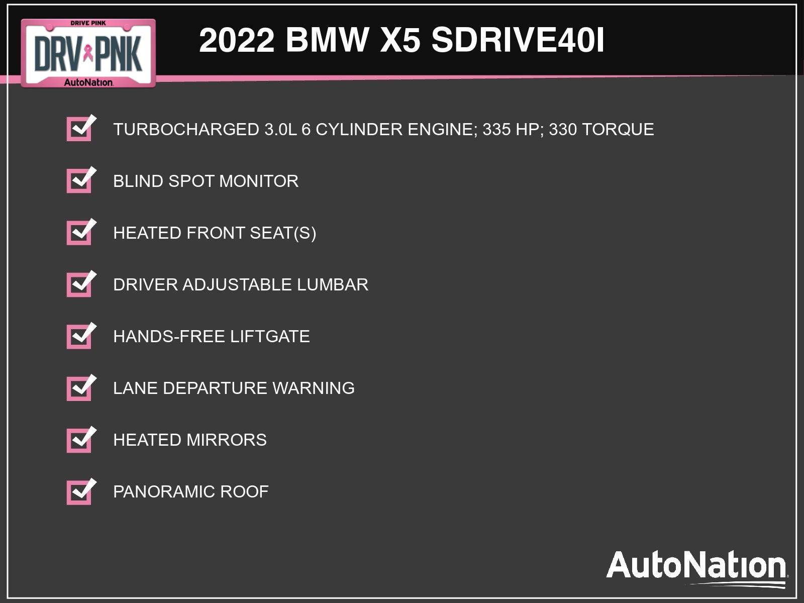 2022 BMW X5 sDrive40i Vehicle Photo in Orlando, FL 32811