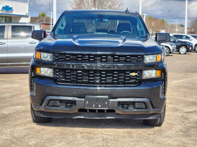 Used 2021 Chevrolet Silverado 1500 Custom with VIN 3GCPWBEK3MG297088 for sale in HOUSTON, TX