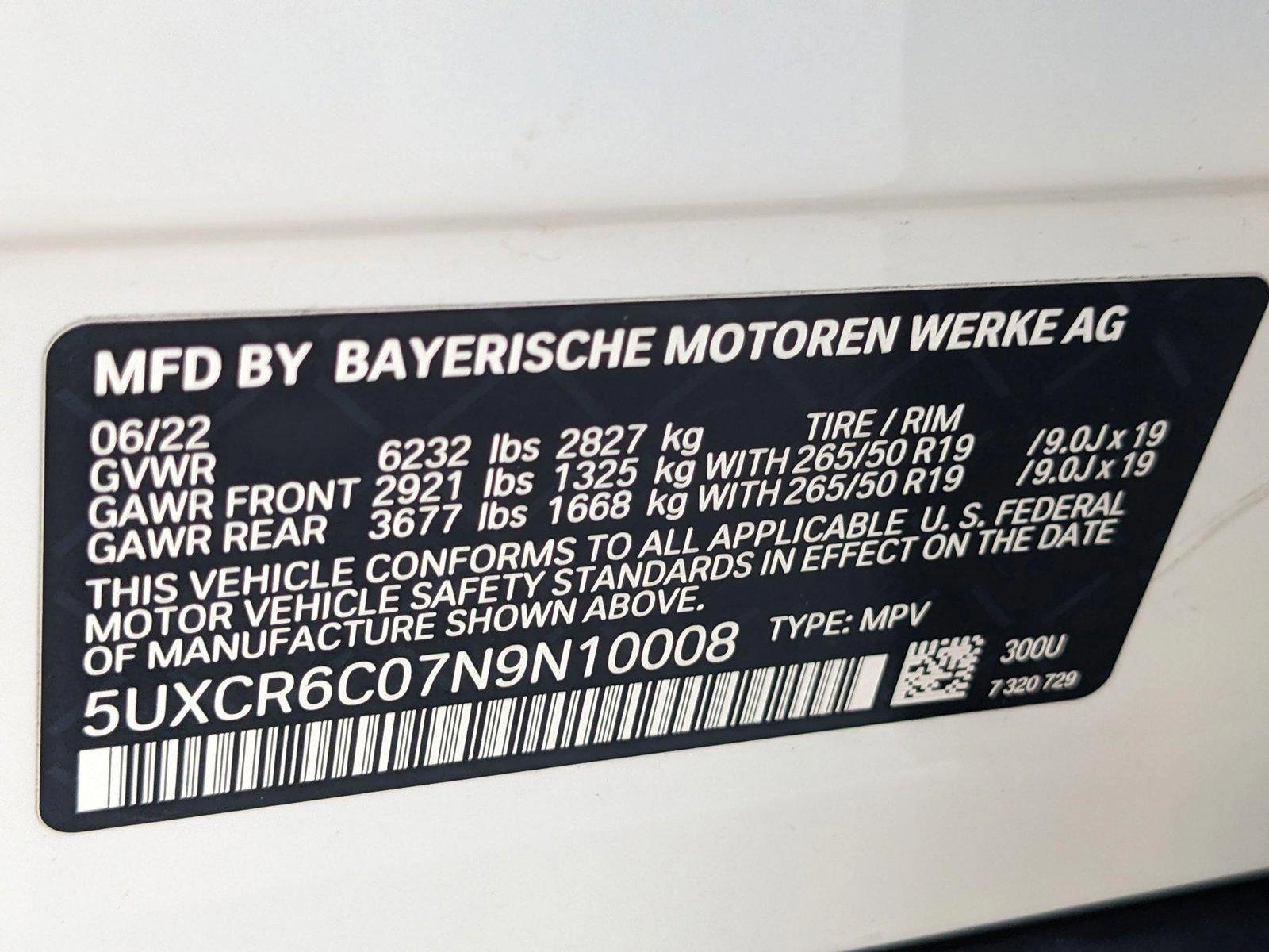 2022 BMW X5 Vehicle Photo in MIAMI, FL 33172-3015