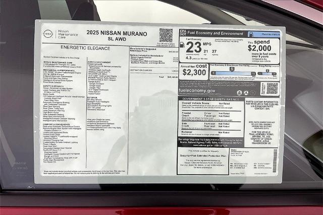 2025 Nissan Murano Vehicle Photo in Tulsa, OK 74129
