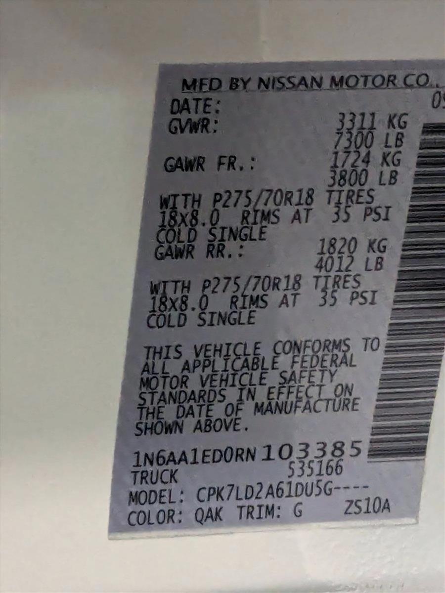 2024 Nissan Titan Vehicle Photo in Miami, FL 33135