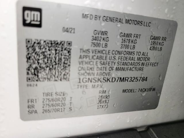 2021 Chevrolet Tahoe Vehicle Photo in NEENAH, WI 54956-2243