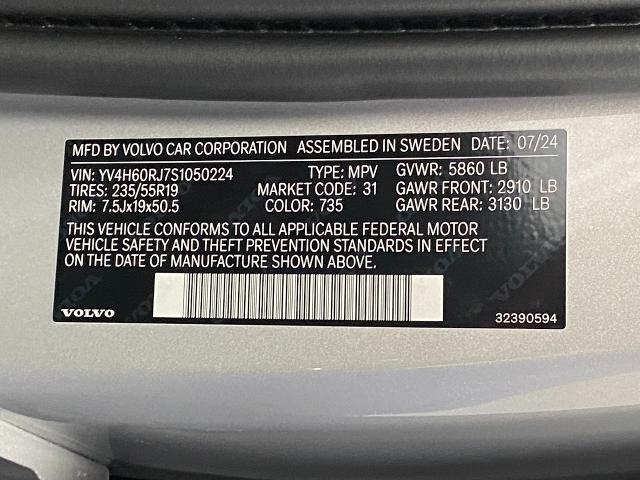 2025 Volvo XC60 Plug-In Hybrid Vehicle Photo in Appleton, WI 54913